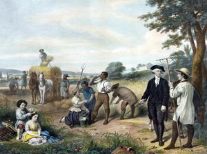 A vida de George Washington - The Farmer, pub. 1853